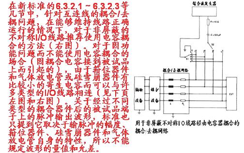 用在互連線試驗上的耦合/去耦網絡