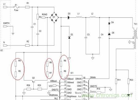 電源類產品中常見的電路