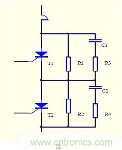 圖1：晶閘管的串聯電路結構