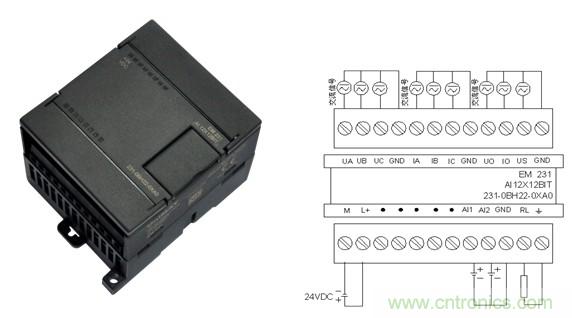 圖4：UN200PLC的一個擴(kuò)展模塊