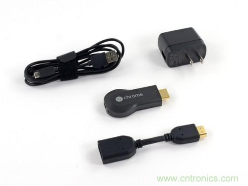 拆解新一代顛覆性產(chǎn)品： 谷歌Chromecast電視棒內部探秘