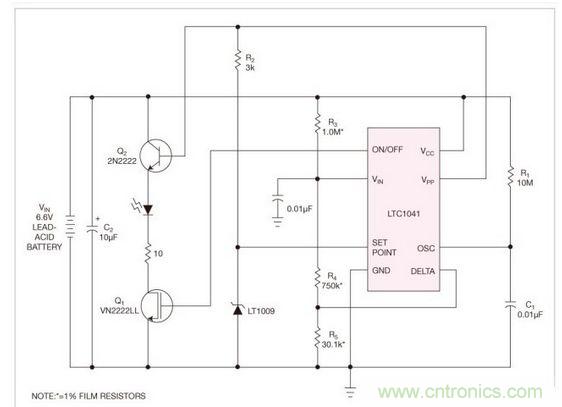 使用了一種采樣數據技術降低了監控電路的平均功耗