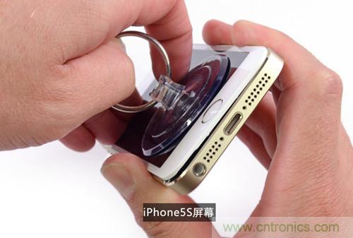 土豪金iPhone 5S拆解：內(nèi)部結(jié)構(gòu)升級，維修難度增加