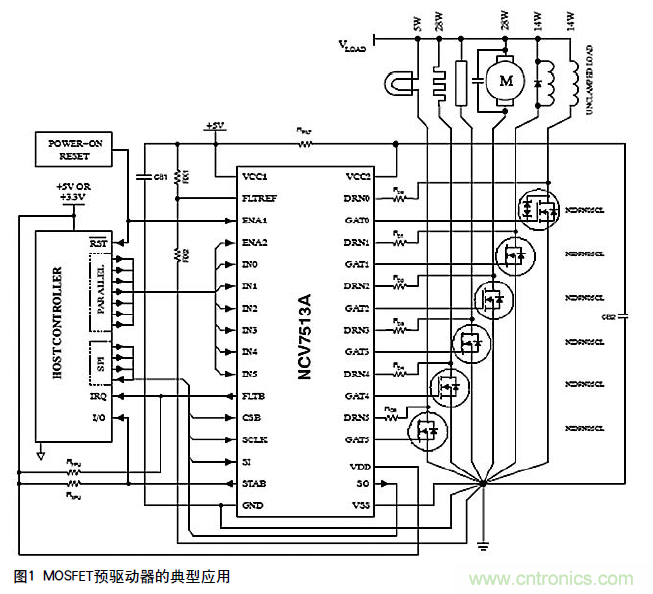 工程師分享：新型預驅動器和MOSFET控制功率負載的解決方案