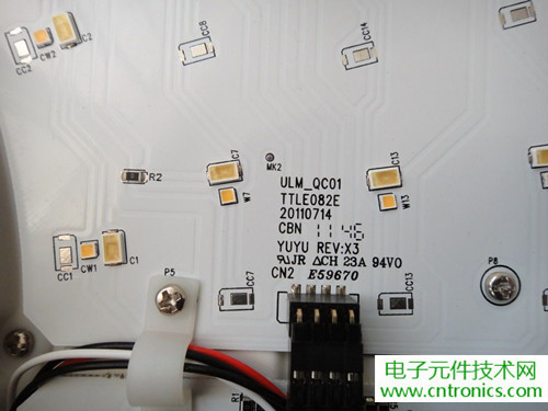 高端大氣上檔次！智能遙控調光LED吸頂燈拆解