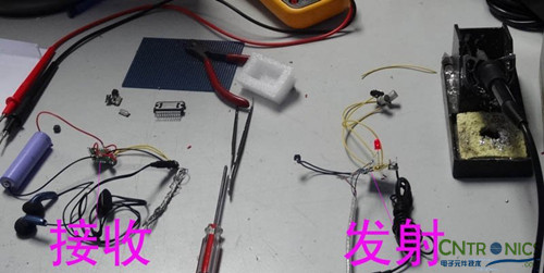 達人創意DIY：無線2.4G音頻收發器