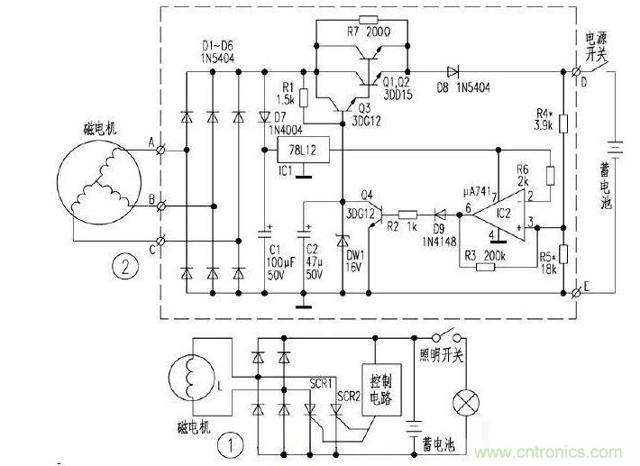 一款節(jié)能摩托車整流穩(wěn)壓器電路設(shè)計(jì)