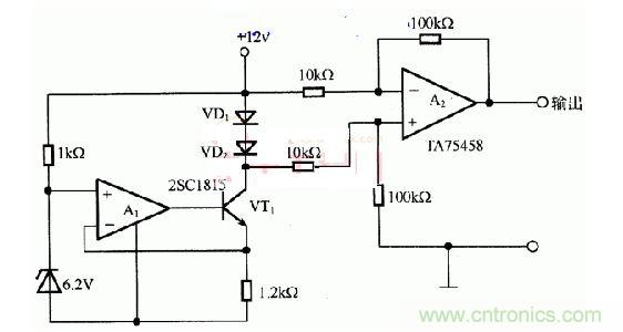 一款溫度傳感器應用電路設計