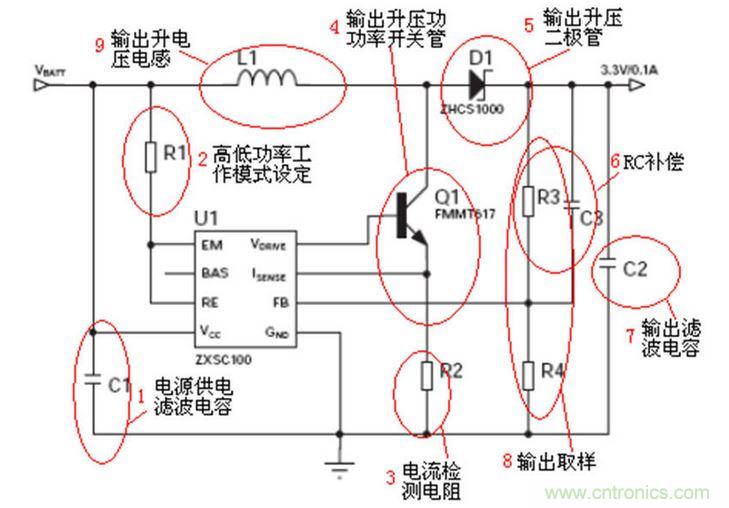 超低靜態電流ZXSC100應用電路解析