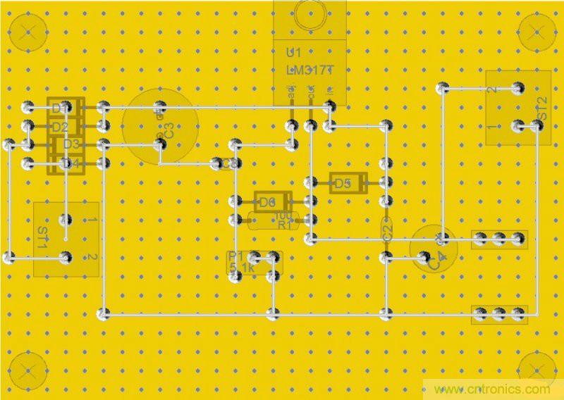 網友分享：DIY一個LM317 可調穩壓電源