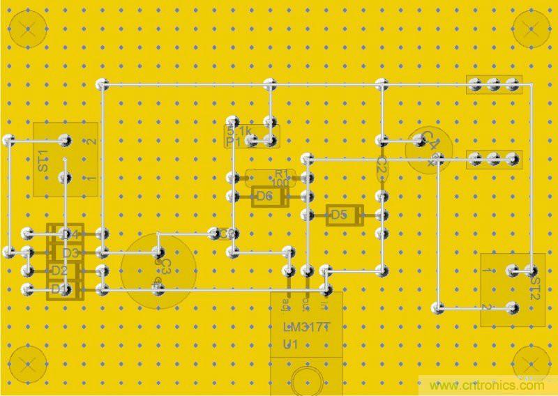 網友分享：DIY一個LM317 可調穩壓電源