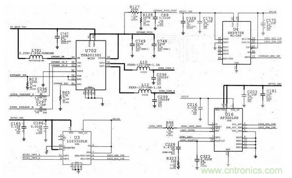 iPhone 4S內(nèi)置電路模塊