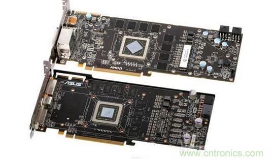 “當年”的Radeon HD 5870（上）和Radeon HD 4890（下）PCB