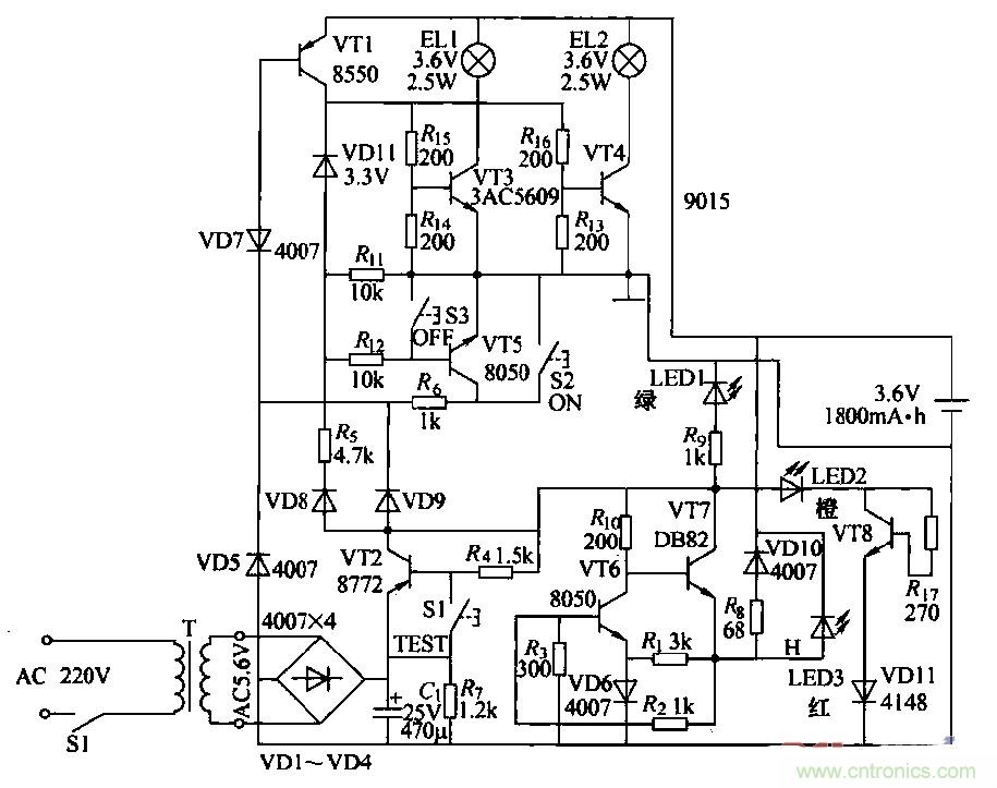 達人解析：生活中常見的消防應急燈電路