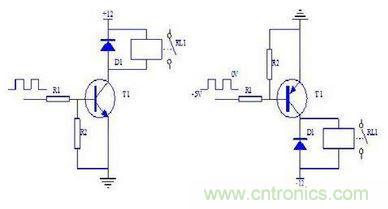 晶體管驅動繼電器