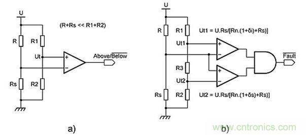 惠斯通電橋拓撲。