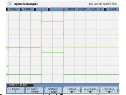 APS 在 169.5 W 負載、能量限制 0.0047 瓦時的輸出