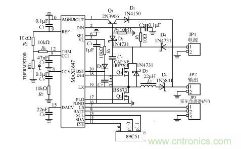  89C51與MAX1647應用電路圖