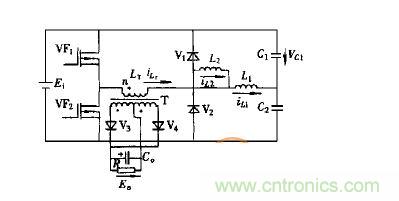 串聯共振型DC-DC變換器主電路