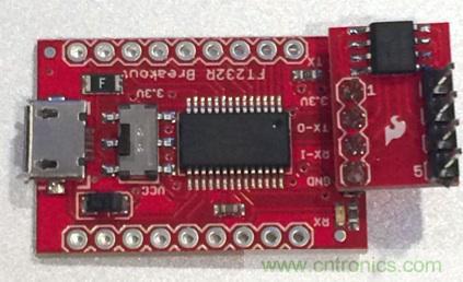  圖4：裝配好的隔離型USB-to-UART轉(zhuǎn)換器。