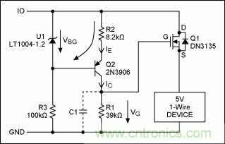 為5V 1-Wire®從器件提供過壓保護