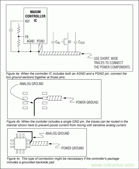 開關型調節器的電路板布局技術