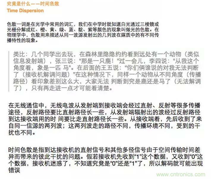 這樣比喻無線通信中的那些專業術語，也是沒誰了