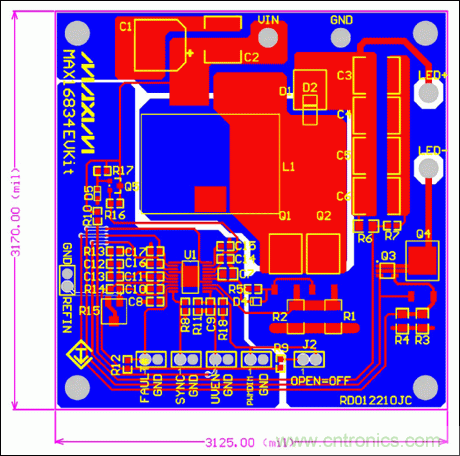 112W長串LED boost驅動器的全陶瓷電容方案