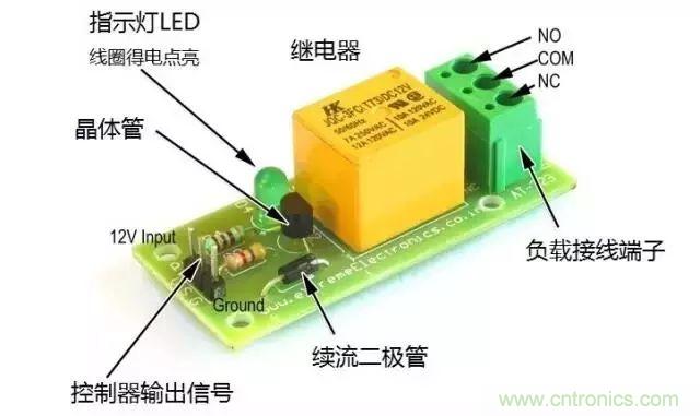 繼電器為何要并聯二極管