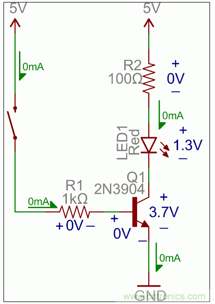 8張圖讓你徹底理解晶體管開關電路