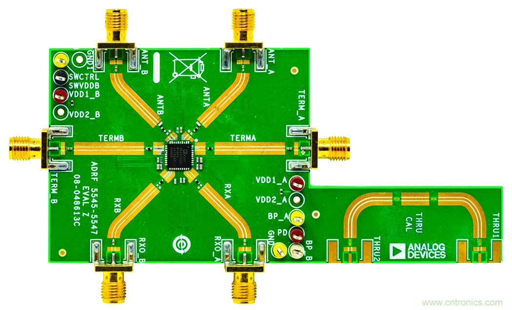 ADI的RF前端系列支持實現緊湊型5G大規模MIMO網絡無線電