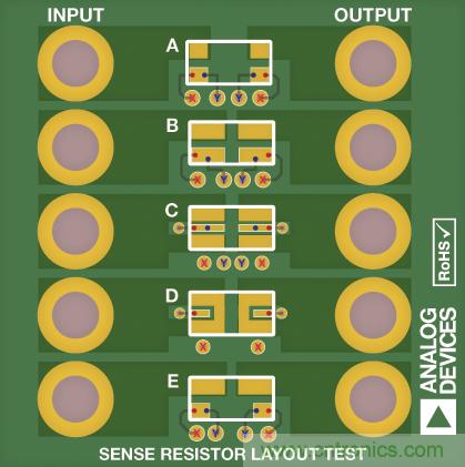 改進低值分流電阻的焊盤布局，優化高電流檢測精度