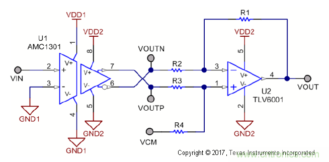 應用于電機驅動的隔離運放單端和差分輸出對采樣性能的影響