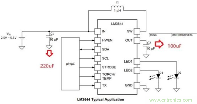 LM3644在工業掃描中應用使用指南