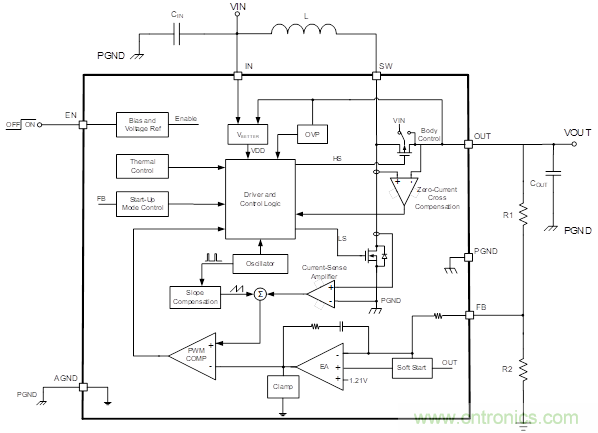 MP3424單節AA電池升壓解決方案