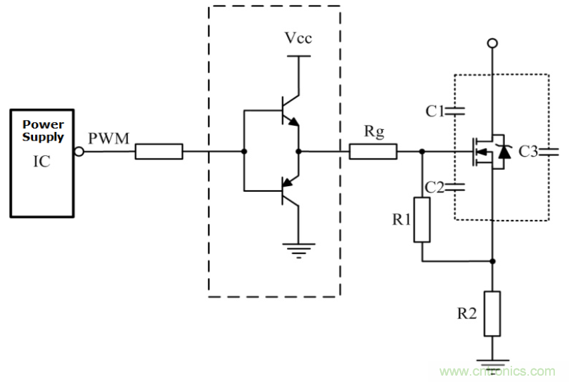 經典MOSFET柵極驅動電路