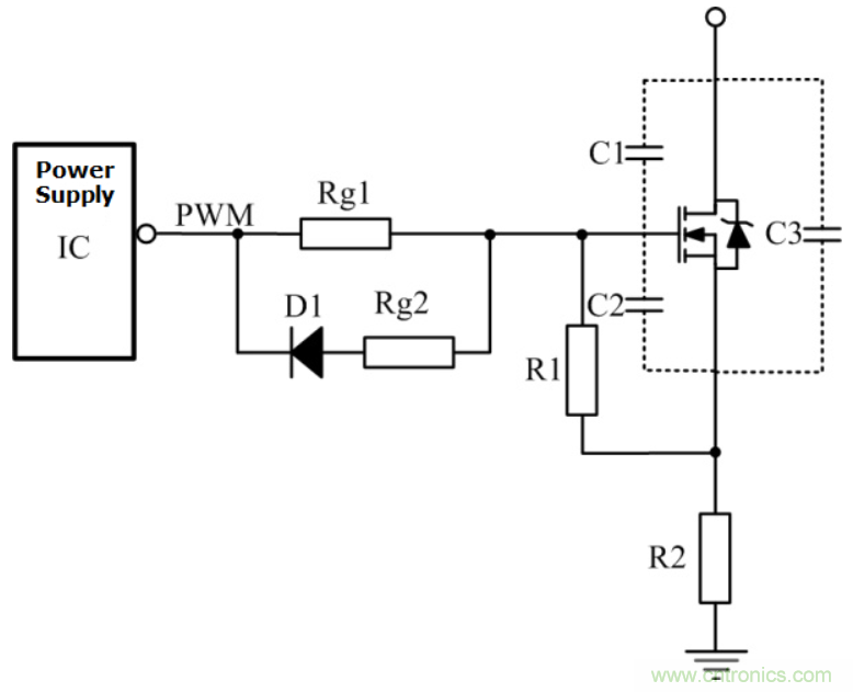 經典MOSFET柵極驅動電路