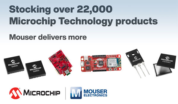 貿澤備貨豐富多樣的Microchip Technology產品組合