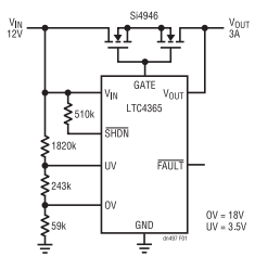 為敏感電路提供過(guò)壓及電源反接保護(hù)！