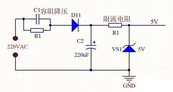 220V直接串聯(lián)電阻降壓5V能給手機(jī)充電嗎？