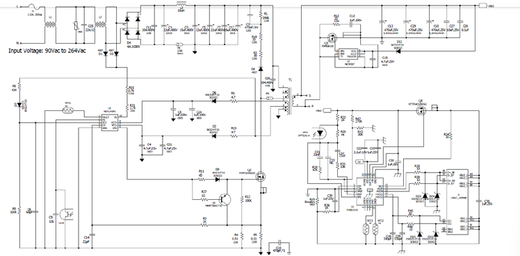 安森美NCP1345用于離線 USB-PD 和 USB Type-C 電源轉換器的高度集成準諧振反激式方案